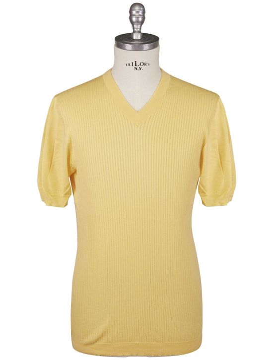 Kiton Kiton Yellow Cotton T-Shirt Yellow 000