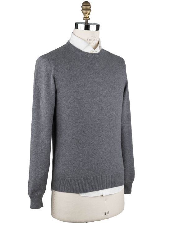 Malo Malo Gray Cashmere Sweater Crewneck Gray 001