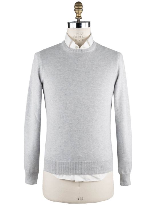 Malo Malo Gray Cashmere Sweater Crewneck Gray 000
