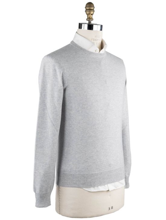 Malo Malo Gray Cashmere Sweater Crewneck Gray 001