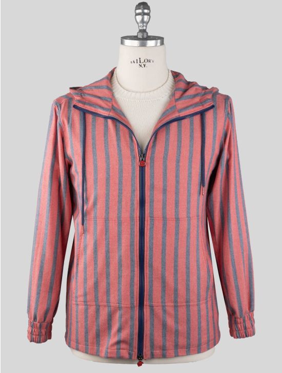 Kiton Kiton Pink Gray Cotton Sweatshirt Umbi Pink / Gray 001