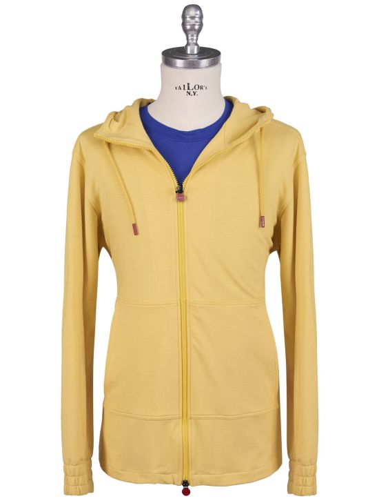 Kiton Kiton Yellow Cotton Ea Sweatshirt Umbi Yellow 000