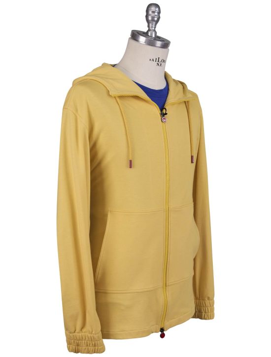 Kiton Kiton Yellow Cotton Ea Sweatshirt Umbi Yellow 001