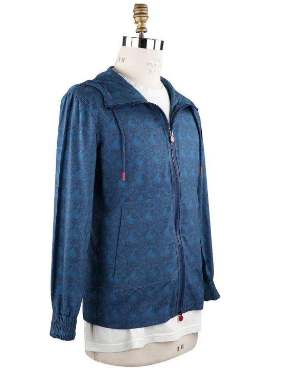 Kiton Kiton Blue Cotton Sweatshirt Umbi Blue 001