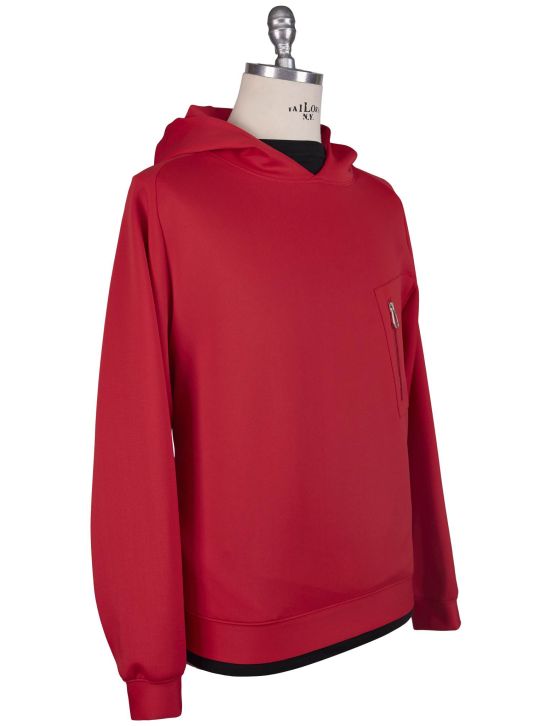 Kiton Kiton Red Cotton Ea Sweater Red 001