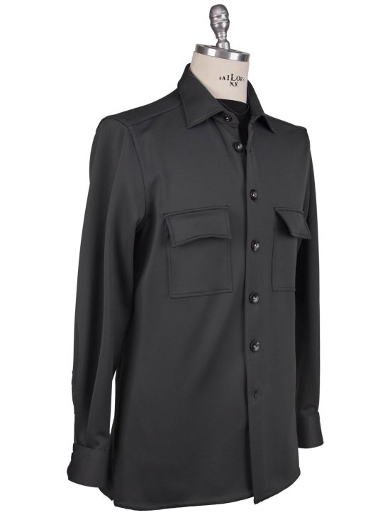 Kiton Kiton Blue Pl Cotton Pa Ea Overshirt Blue 001