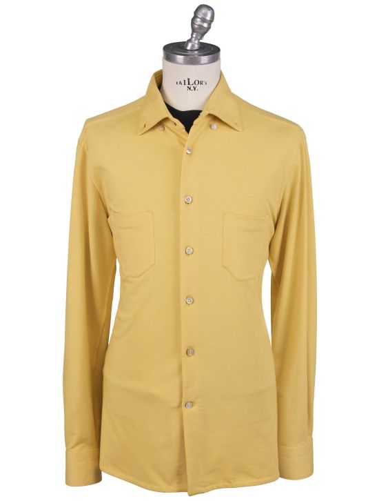 Kiton Kiton Yellow Cotton Ea Shirt Ciro Yellow 000