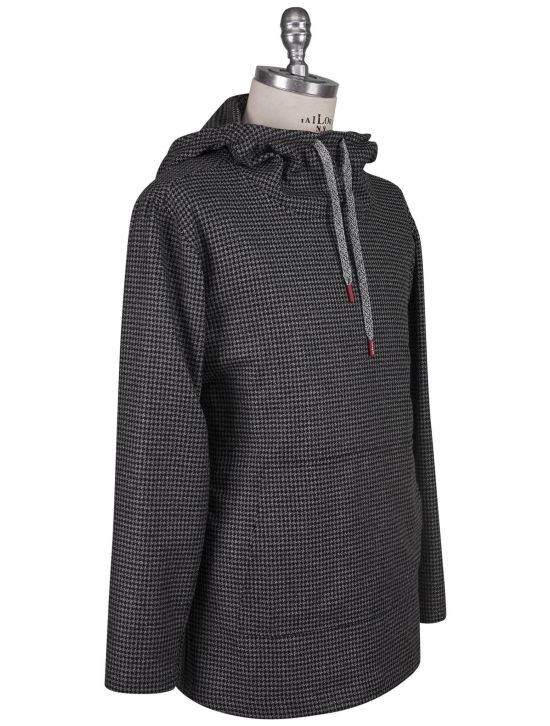 Kiton Kiton Gray Black Cashmere Sweater Gray / Black 001