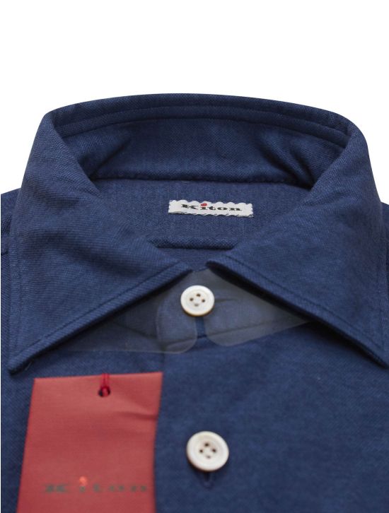 Kiton Kiton Blue Ly Cotton Ea Korean Shirt Blue 001