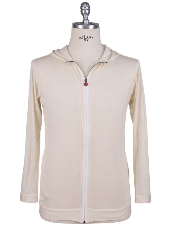 Kiton Kiton White Cashmere Silk Sweater White 000