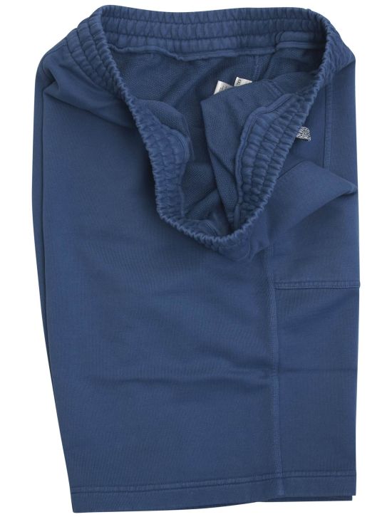 Kiton Kiton Blue Cotton Short Pants Blue 001