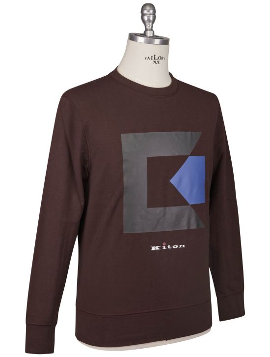 Kiton Kiton Multicolor Cotton EA Sweater Crewneck Multicolor 001