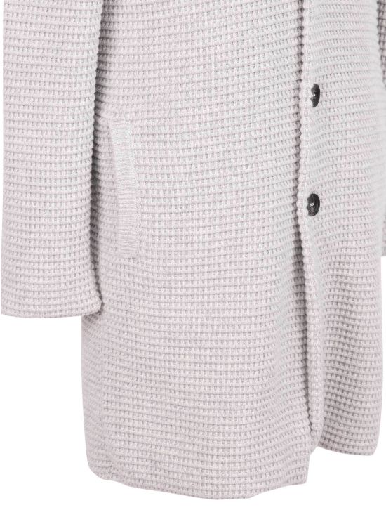 Kiton Kiton Gray Cashmere Mink Fur Coat Gray 001