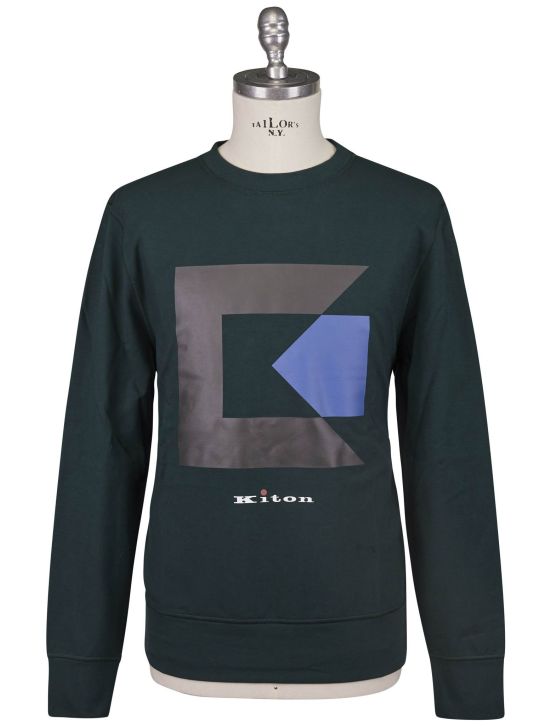 Kiton Kiton Multicolor Cotton Ea Sweater Crewneck Multicolor 000