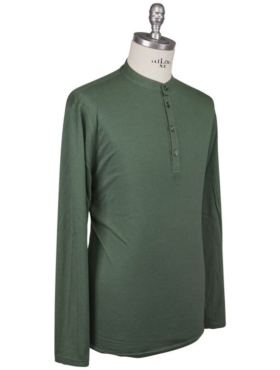 Kiton Kiton Green Cotton Cashmere Sweater Green 000