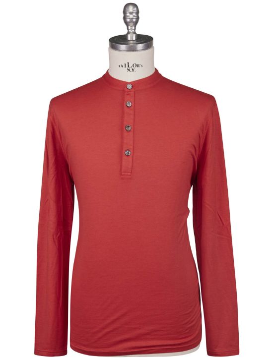 Kiton Kiton Red Cotton Cashmere Sweater Red 000
