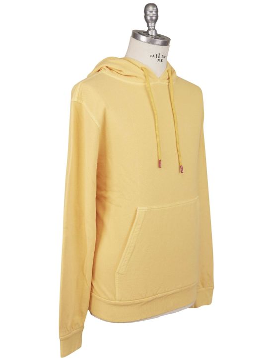 Kiton Kiton Yellow Cotton Sweater Yellow 001