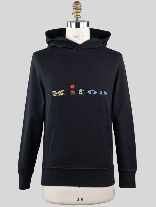 Kiton Kiton Black Cotton Ea Sweater Black 000