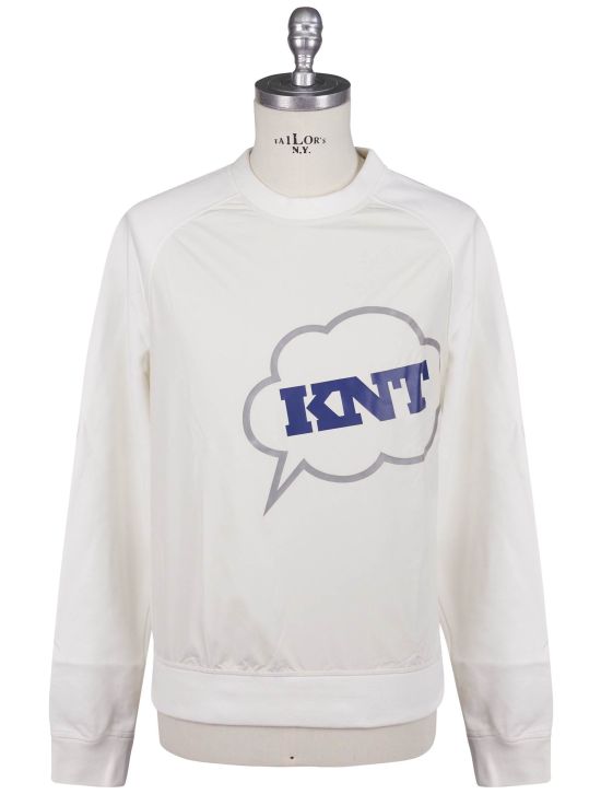 Kiton Kiton Knt White Cotton Sweater Crewneck White 000