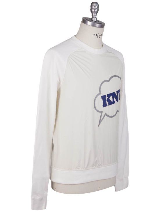 Kiton Kiton Knt White Cotton Sweater Crewneck White 001