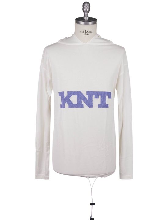 KNT Kiton Knt White Cotton Sweater White 000