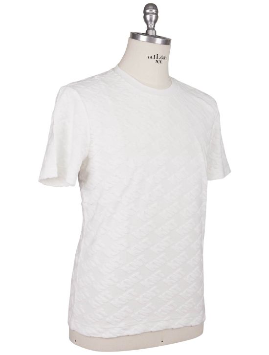 Kiton Kiton Knt White Cotton PA T-Shirt White 001