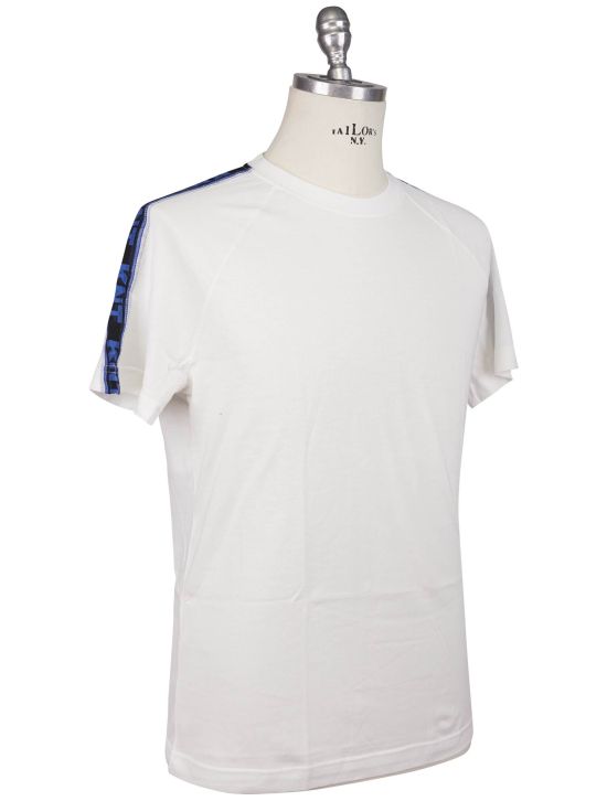 KNT Kiton Knt White Cotton T-Shirt White 001