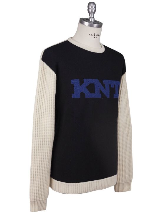 Kiton Kiton Knt Multicolor Cashmere Virgin Wool Wool Sweater Crewneck Multicolor 001