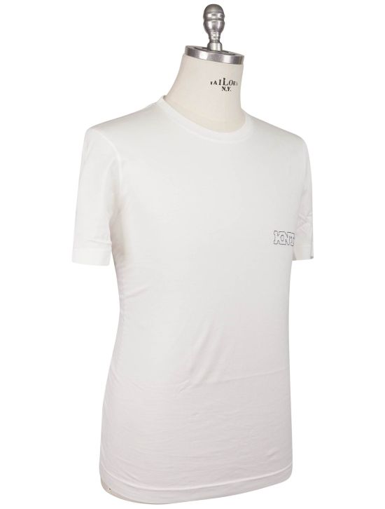 Kiton Kiton Knt White Cotton T-Shirt White 001