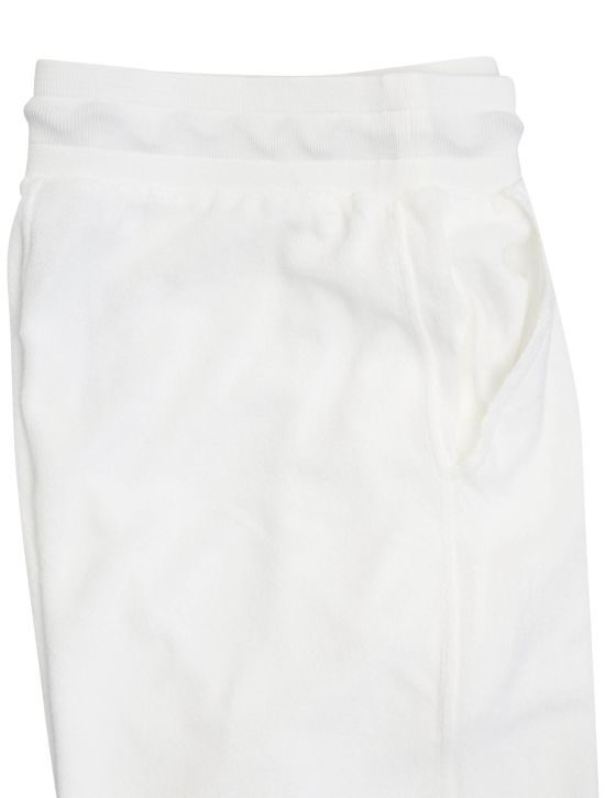 Kiton Kiton KNT White Cotton Pants White 001