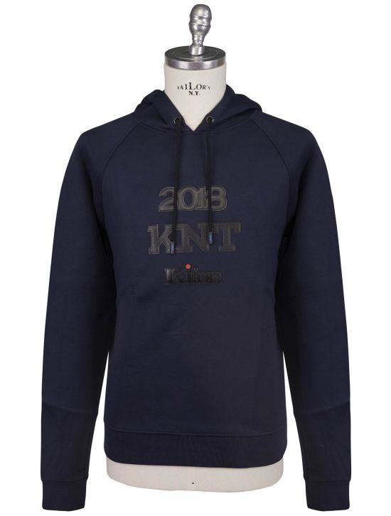 KNT Kiton Knt Blue Viscose EA Sweater Blue 000