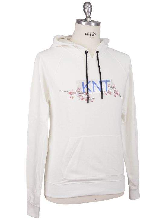 KNT Kiton Knt White Cotton Sweater White 001