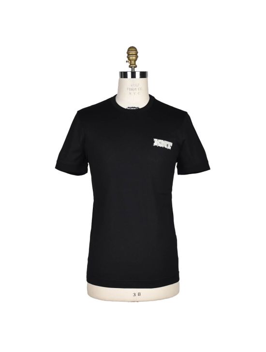 KNT Kiton Knt Black Cotton T-Shirt Black 000