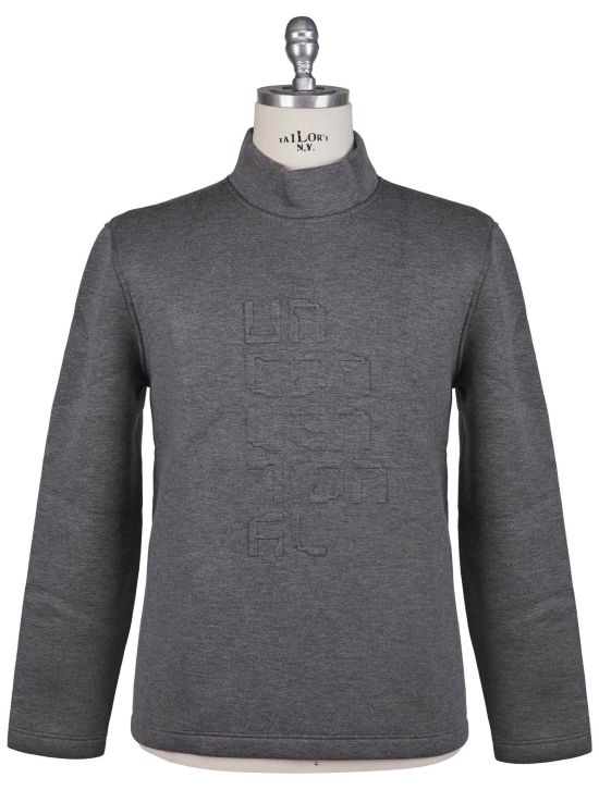Kiton Kiton Knt Gray Viscose Ea Sweater Half Neck Gray 000