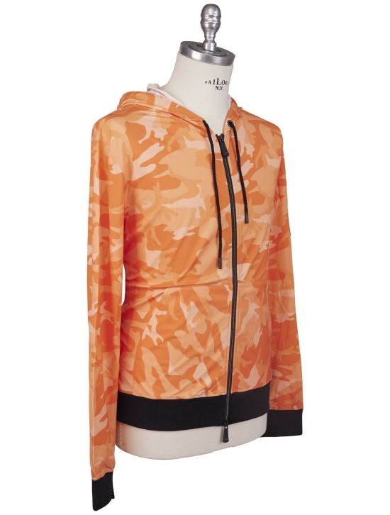 Kiton Kiton Orange Pa Ea Sweater Full Zip Orange 001