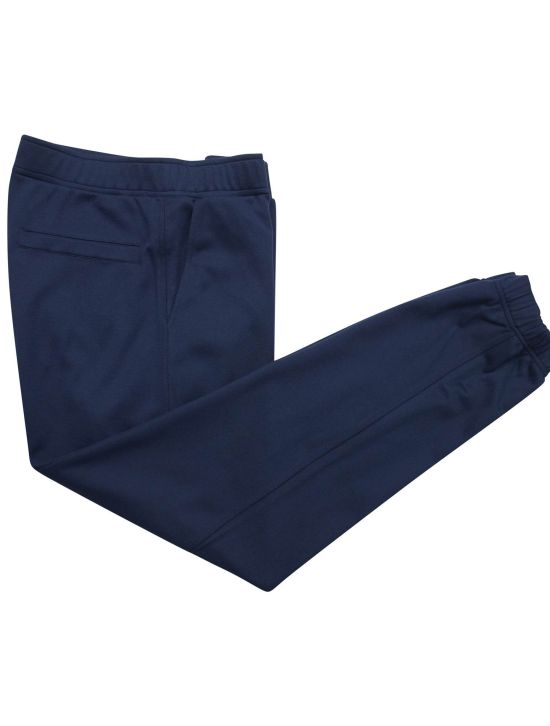 KNT Kiton KNT Blue Cotton Pants Blue 000