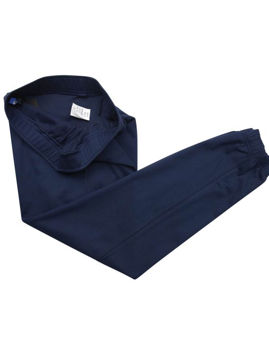 KNT Kiton KNT Blue Cotton Pants Blue 001