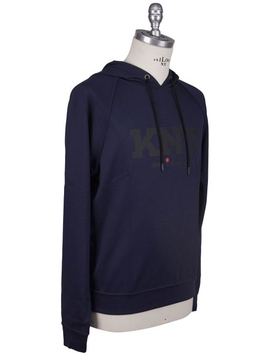 Kiton Kiton Knt Blue Viscose EA Sweater Blue 001