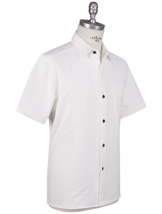 Kiton Kiton Knt White Cotton Ea Shirt White 001