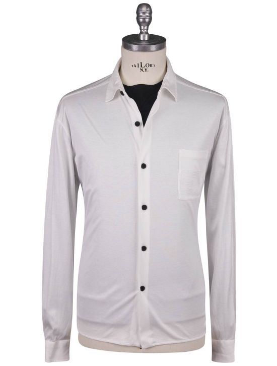 Kiton Kiton Knt White Cotton Shirt White 000