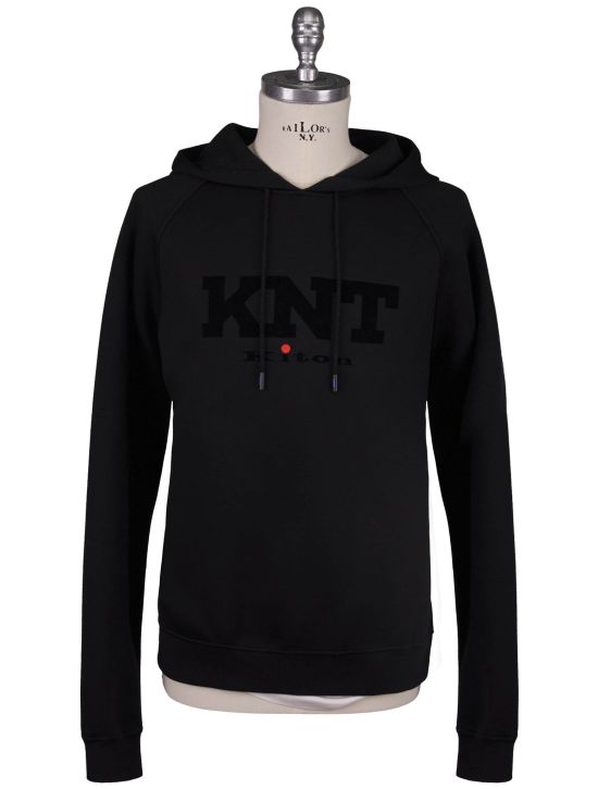KNT Kiton Knt Black Viscose Ea Sweater Black 000