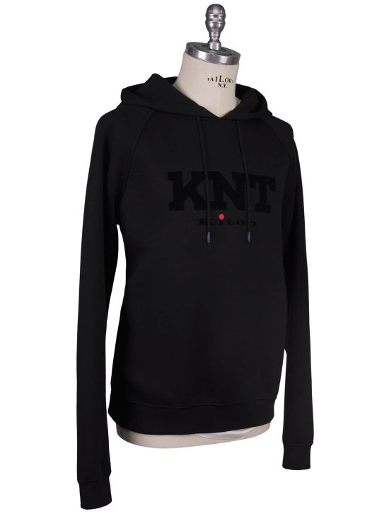 KNT Kiton Knt Black Viscose Ea Sweater Black 001