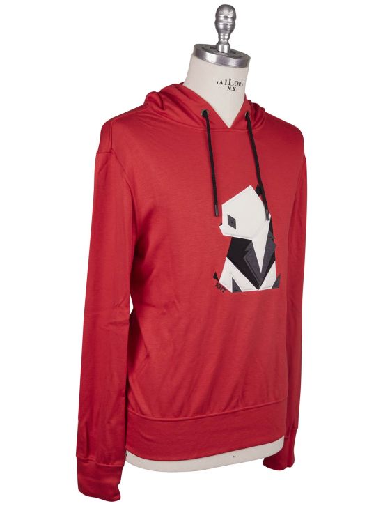 Kiton Kiton Knt Red Viscose EA Limited Edition Sweater Red 001