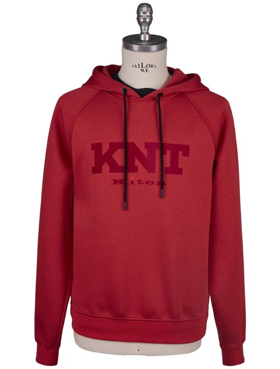 KNT Kiton Knt Red Viscose Ea Sweater Red 000