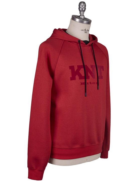 KNT Kiton Knt Red Viscose Ea Sweater Red 001