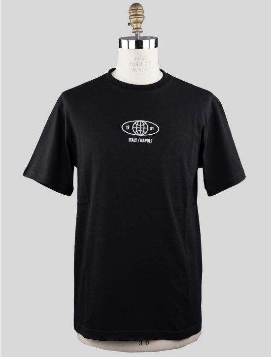 KNT KNT Kiton Black Cotton T-shirt Black 000