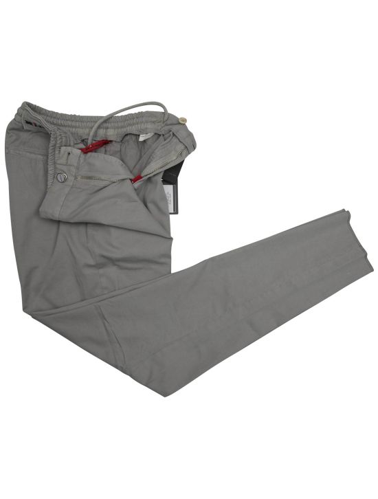 Kiton Kiton Gray Cotton Pants Gray 001