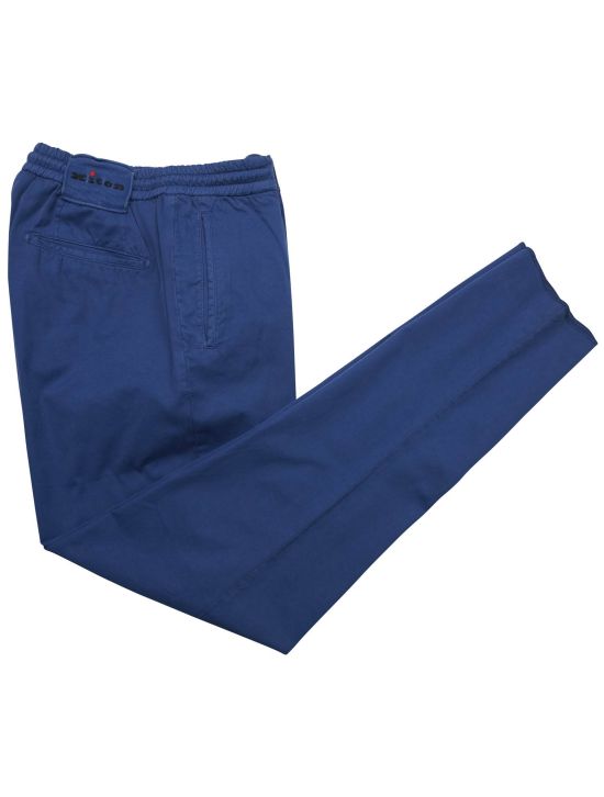 Kiton Kiton Blue Cotton Pants Blue 000