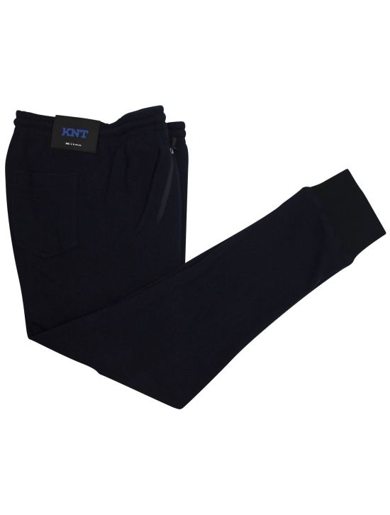 KNT Kiton KNT Blue Cashmere Vi Wool Pants Blue 000