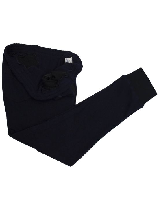 KNT Kiton KNT Blue Cashmere Vi Wool Pants Blue 001